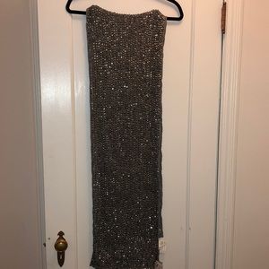 BCBG sequined wrap